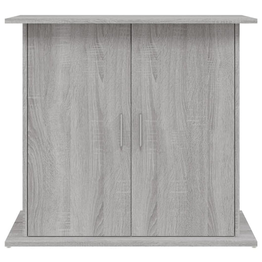 Mobiletto portaoggetti per acquario Sonoma 81 x 36 x 73 cm in legno ingegnerizzato grigio 02_0045095