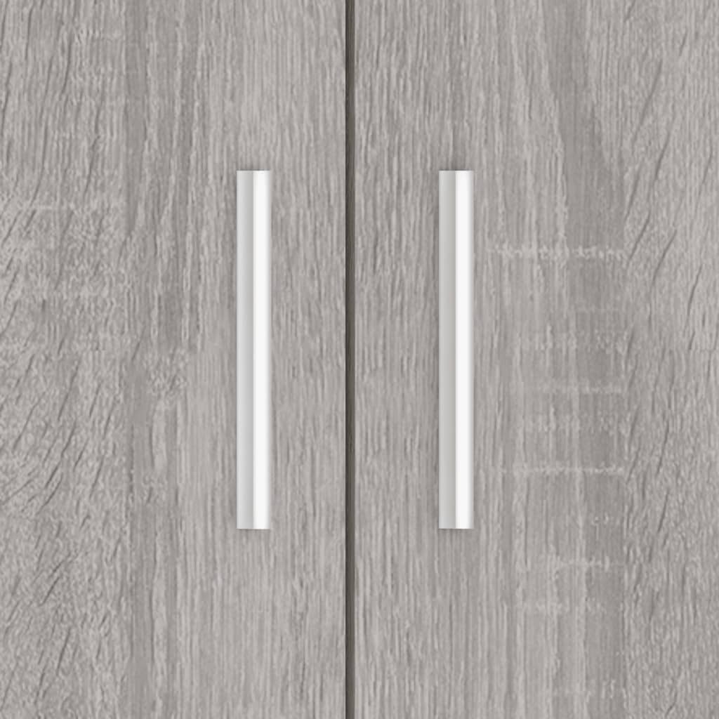 Mobiletto portaoggetti per acquario Sonoma 81 x 36 x 73 cm in legno ingegnerizzato grigio 02_0045095