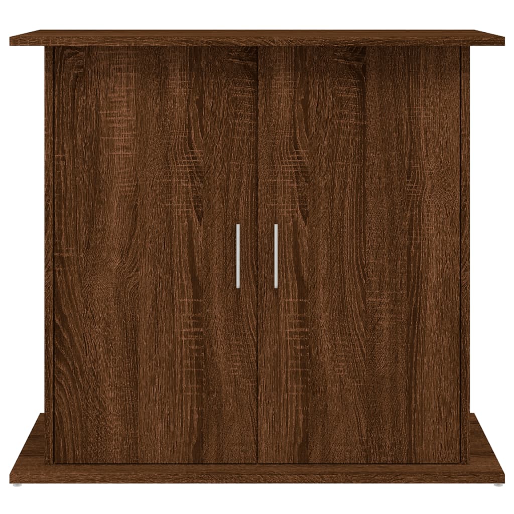 Supporto Acquario 81x36x73 cm Legno Multistrato Rovere Marrone 833606