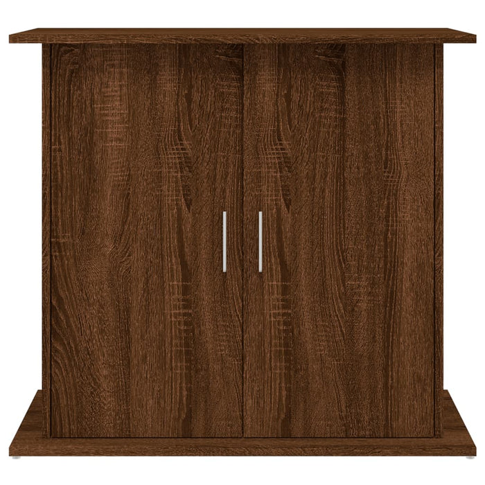 Supporto Acquario 81x36x73 cm Legno Multistrato Rovere Marrone 833606