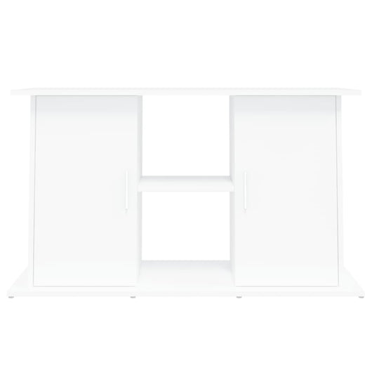 Mobiletto portaoggetti per acquario 101 x 41 x 58 cm in legno ingegnerizzato bianco 02_0045039