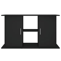 Mobiletto portaoggetti per acquario 101 x 41 x 58 cm in legno ingegnerizzato nero 02_0045045