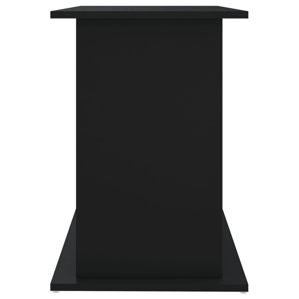 Mobiletto portaoggetti per acquario 101 x 41 x 58 cm in legno ingegnerizzato nero 02_0045045