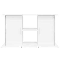Supporto Acquario 101x41x58 cm Legno Multistrato Bianco Lucido 833609