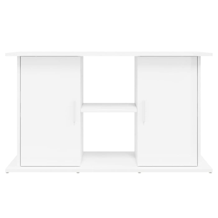 Supporto Acquario 101x41x58 cm Legno Multistrato Bianco Lucido 833609