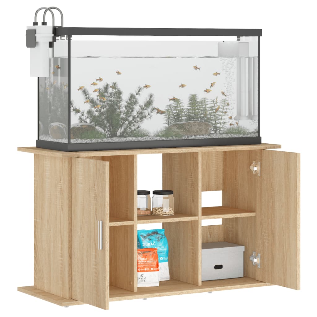 Supporto per acquario in rovere Sonoma 101x41x58 cm in legno ingegnerizzato 833610