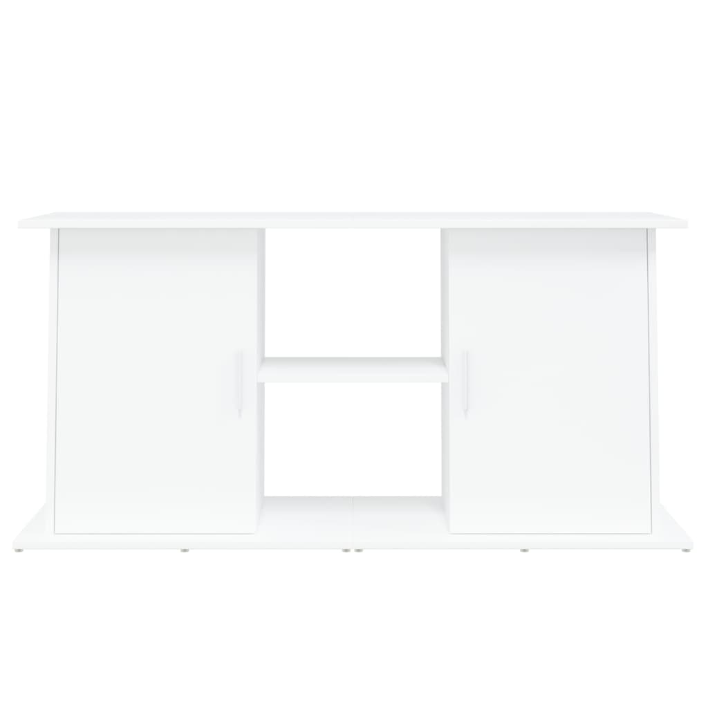Supporto per Acquario 121x41x58 cm in Legno Multistrato Bianco 833615