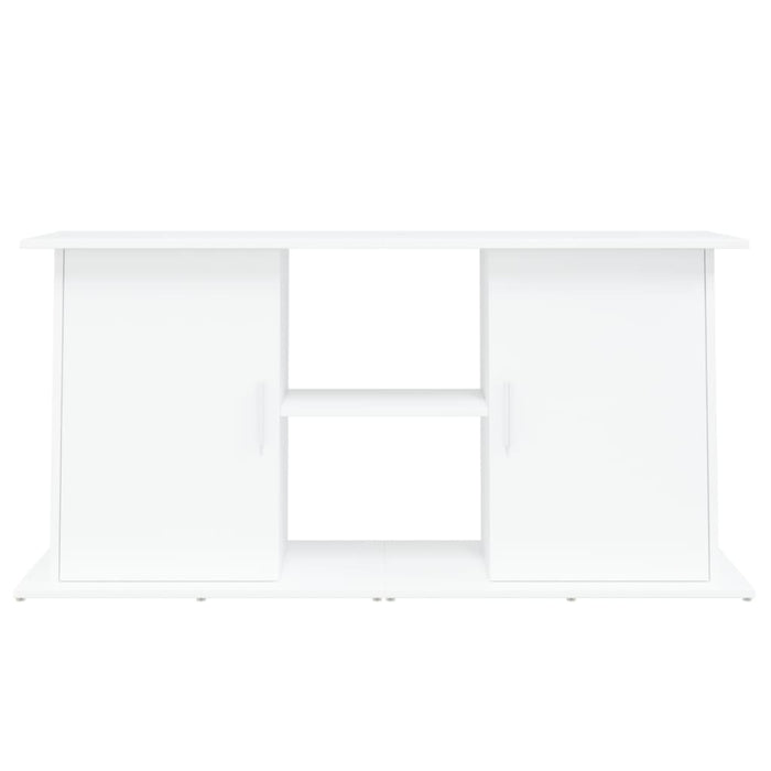 Supporto per Acquario 121x41x58 cm in Legno Multistrato Bianco 833615