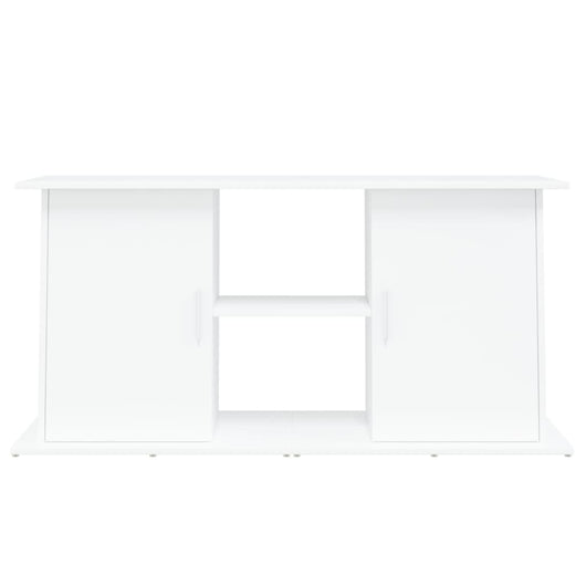 Mobiletto portaoggetti per acquario 121 x 41 x 58 cm in legno ingegnerizzato bianco 02_0045051