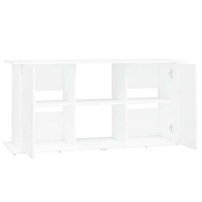 Supporto per Acquario 121x41x58 cm in Legno Multistrato Bianco 833615