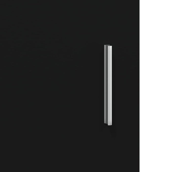 Supporto per Acquario 121x41x58 cm in Legno Multistrato Nero 833616