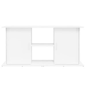 Supporto Acquario 121x41x58 cm Legno Multistrato Bianco Lucido 833617