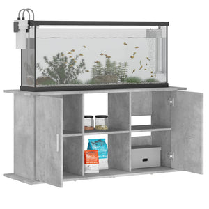 Supporto per acquario in cemento grigio 121x41x58 cm in legno ingegnerizzato 833619