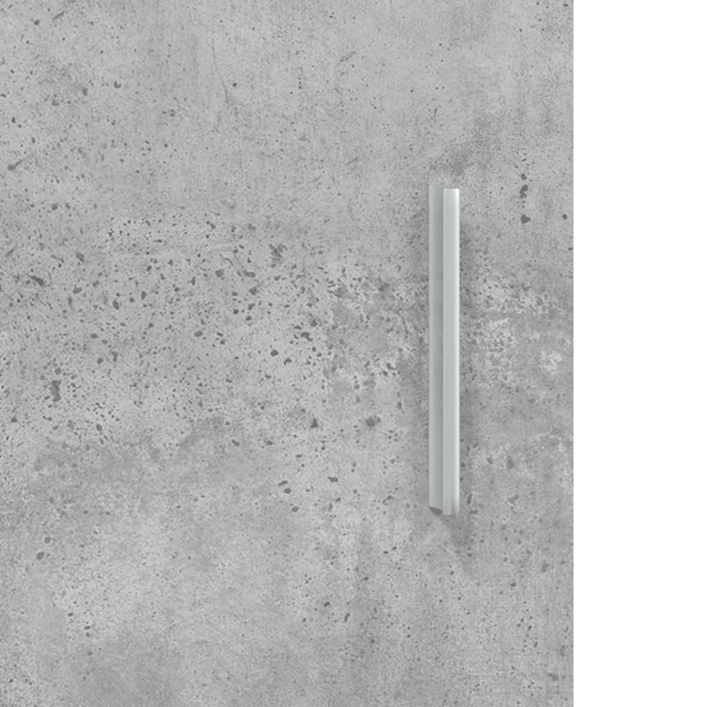 Supporto per acquario in cemento grigio 121x41x58 cm in legno ingegnerizzato 833619