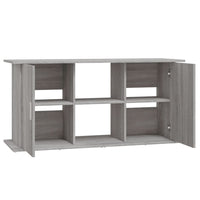 Mobiletto portaoggetti per acquario Sonoma 121 x 41 x 58 cm in legno ingegnerizzato grigio 02_0045087
