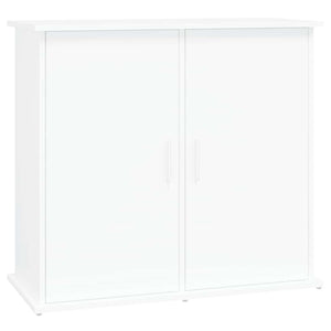Supporto per Acquario Bianco 81x36x73 cm in Legno Multistrato