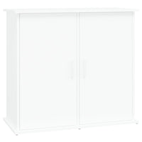 Mobiletto portaoggetti per acquario 81 x 36 x 73 cm in legno ingegnerizzato bianco 02_0045072