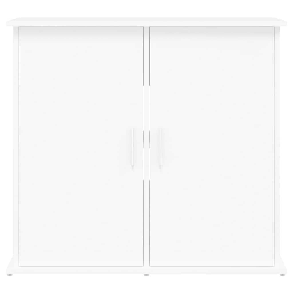 Supporto per Acquario Bianco 81x36x73 cm in Legno Multistrato