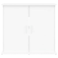 Supporto per Acquario Bianco 81x36x73 cm in Legno Multistrato