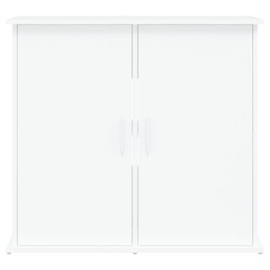 Supporto per Acquario Bianco 81x36x73 cm in Legno Multistrato 833623