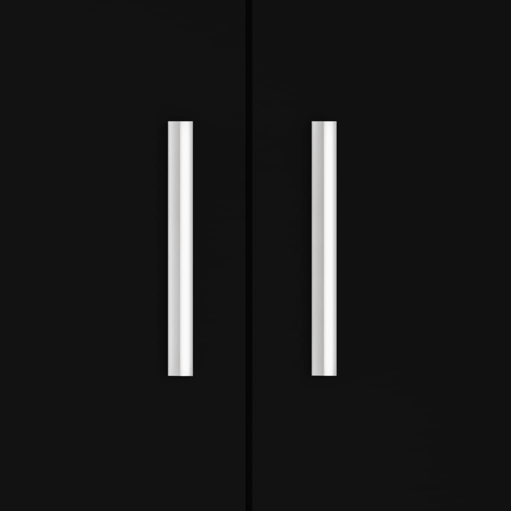 Base per acquario mobiletto 81 x 36 x 73 cm in legno ingegnerizzato nero 02_0045079