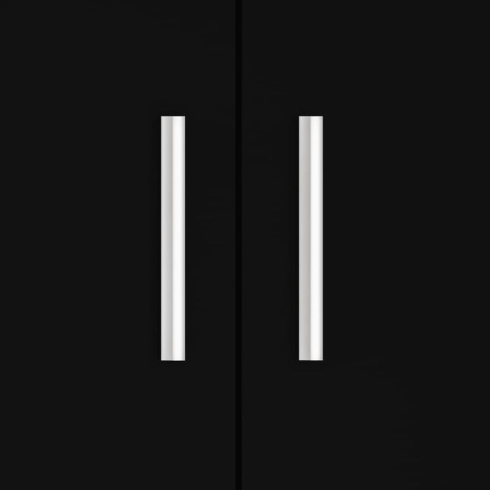 Base per acquario mobiletto 81 x 36 x 73 cm in legno ingegnerizzato nero 02_0045079