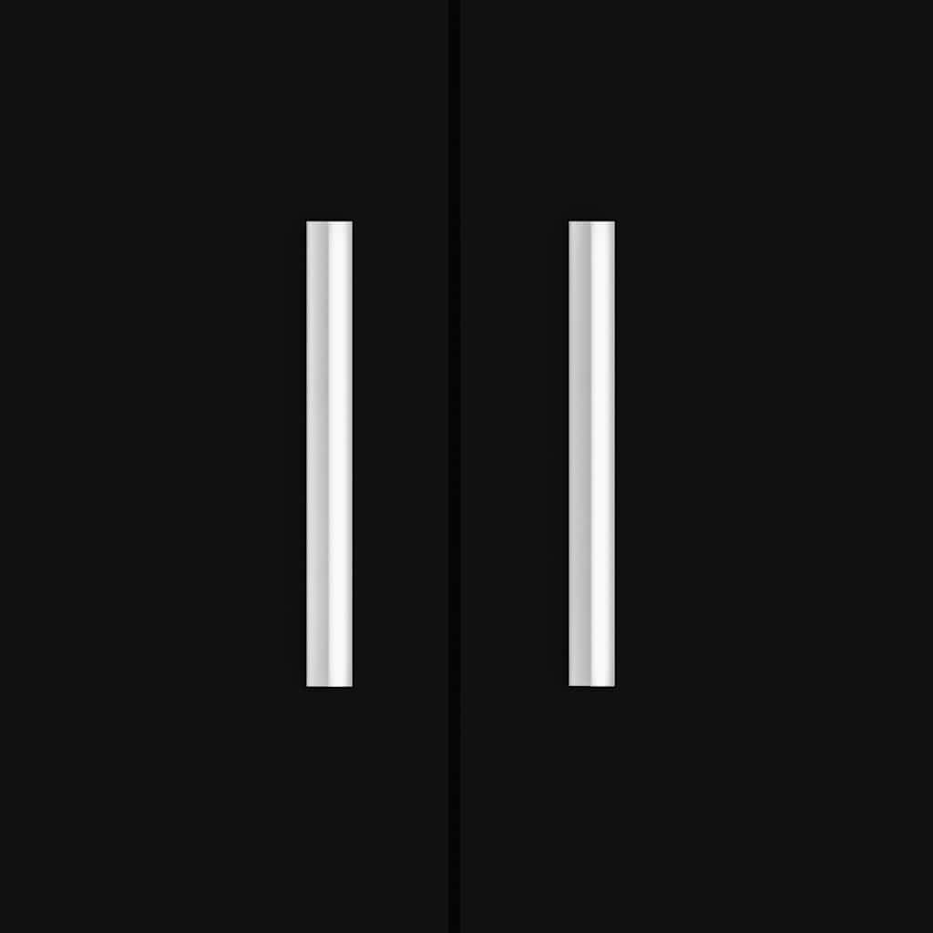 Supporto per Acquario 81x36x73 cm in Legno Multistrato Nero 833624