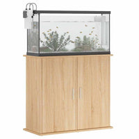 Supporto per acquario in rovere Sonoma 81x36x73 cm in legno ingegnerizzato 833626