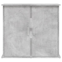 Mobiletto portaoggetti per acquario 81 x 36 x 73 cm in legno ingegnerizzato grigio 02_0045077