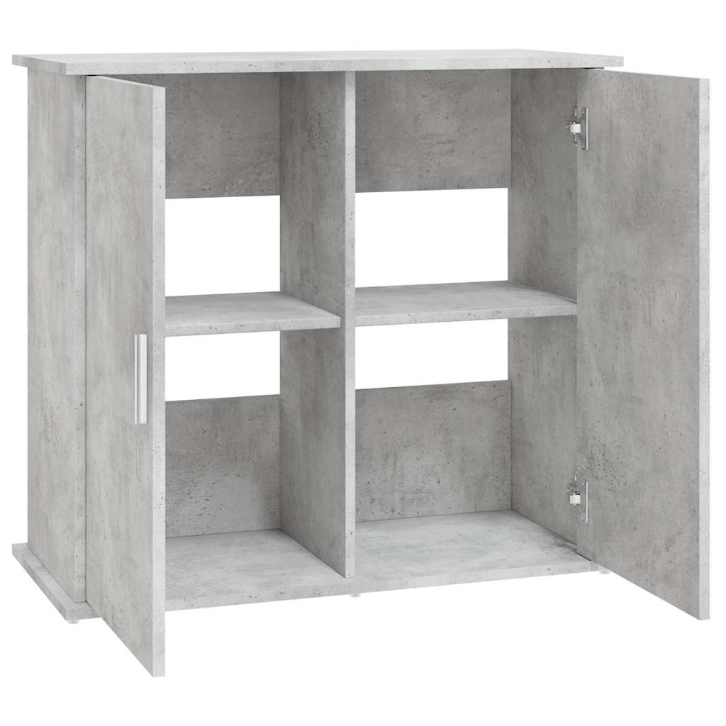 Supporto per acquario in cemento grigio 81x36x73 cm in legno ingegnerizzato 833627