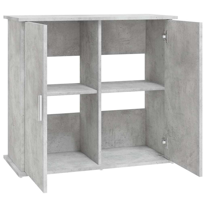 Supporto per acquario in cemento grigio 81x36x73 cm in legno ingegnerizzato 833627