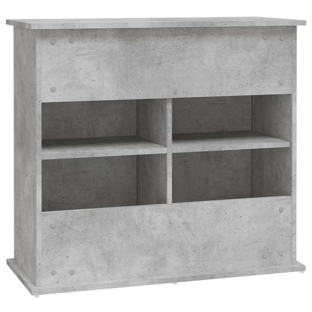 Supporto per acquario in cemento grigio 81x36x73 cm in legno ingegnerizzato 833627