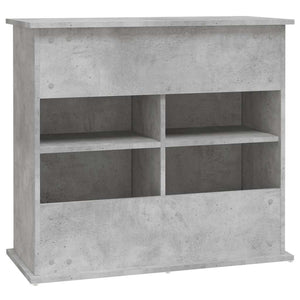 Supporto per acquario in cemento grigio 81x36x73 cm in legno ingegnerizzato 833627