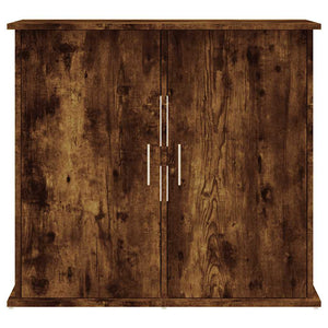 Supporto Acquario 81x36x73 cm in Legno Multistrato Rovere Fumo