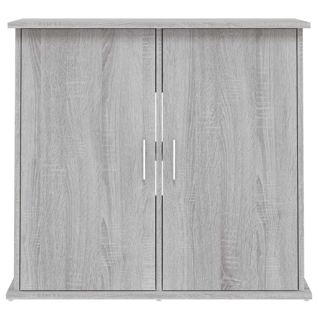 Supporto Acquario 81x36x73cm in Legno Multistrato Grigio Sonoma 833629