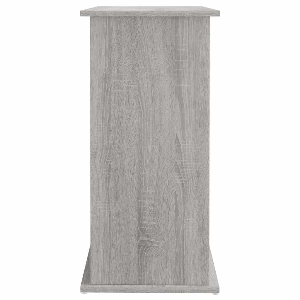 Supporto Acquario 81x36x73cm in Legno Multistrato Grigio Sonoma 833629