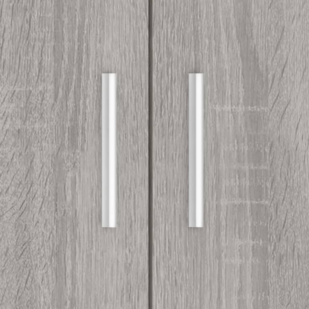 Supporto Acquario 81x36x73cm in Legno Multistrato Grigio Sonoma 833629