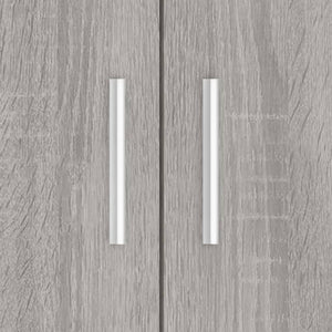 Supporto Acquario 81x36x73cm in Legno Multistrato Grigio Sonoma 833629