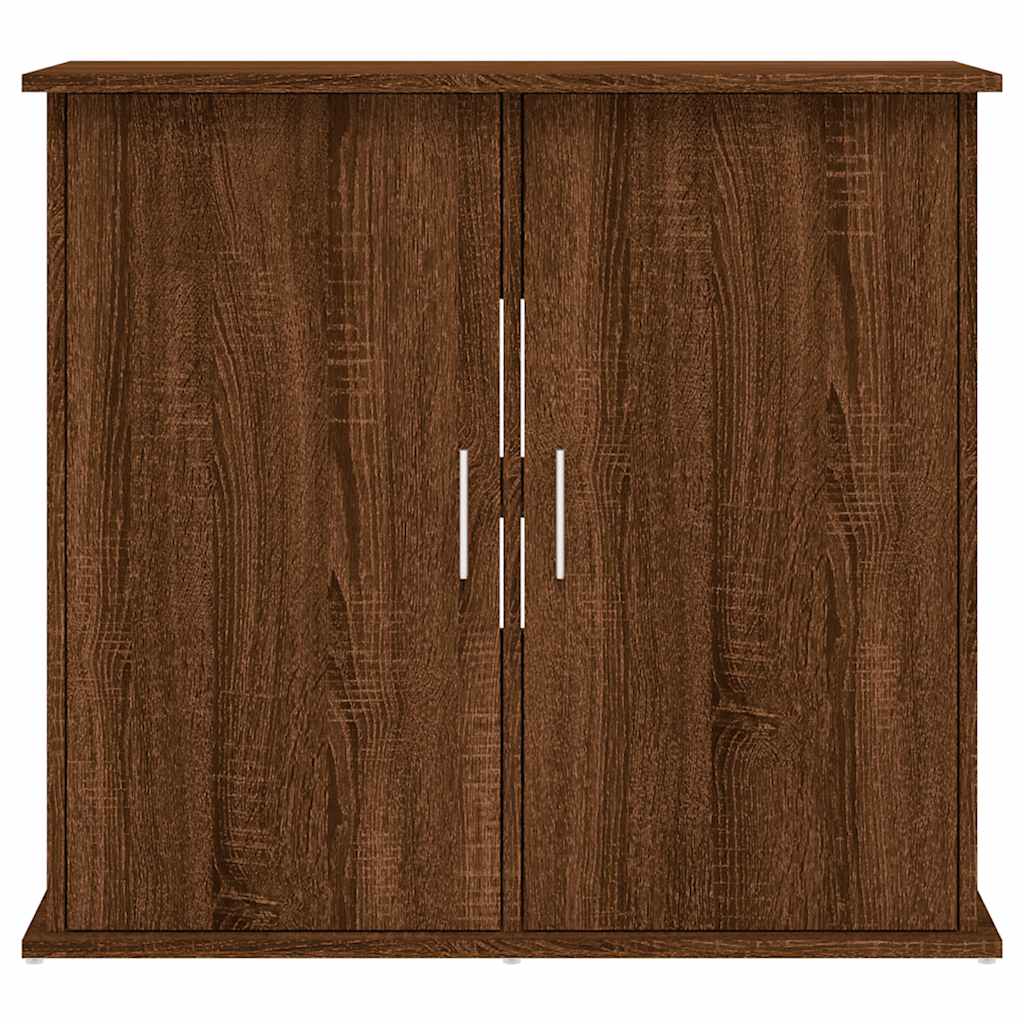 Supporto Acquario 81x36x73 cm Legno Multistrato Rovere Marrone 833630