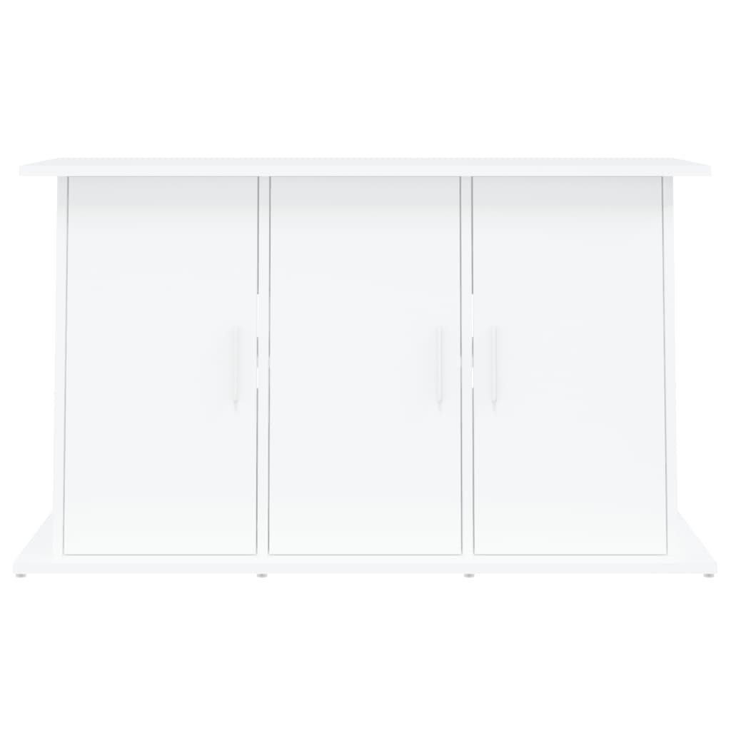 Mobiletto portaoggetti per acquario 101 x 41 x 58 cm in legno ingegnerizzato bianco 02_0045040