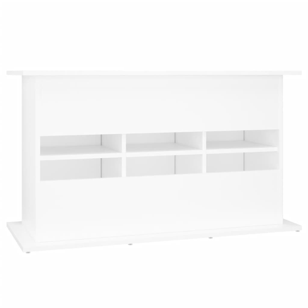 Mobiletto portaoggetti per acquario 101 x 41 x 58 cm in legno ingegnerizzato bianco 02_0045040