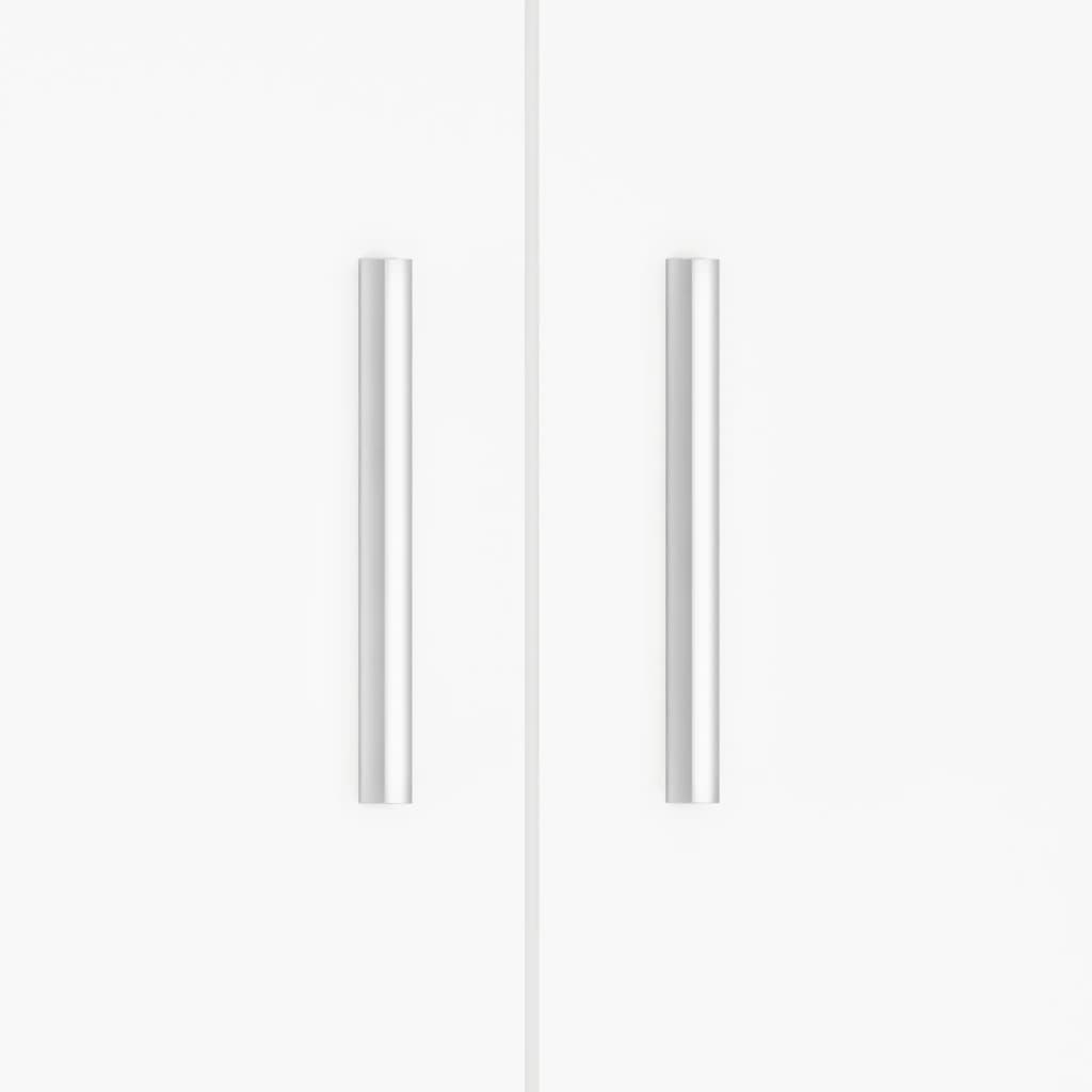 Mobiletto portaoggetti per acquario 101 x 41 x 58 cm in legno ingegnerizzato bianco 02_0045040