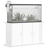 Supporto Acquario 101x41x58 cm Legno Multistrato Bianco Lucidocod mxl 102492
