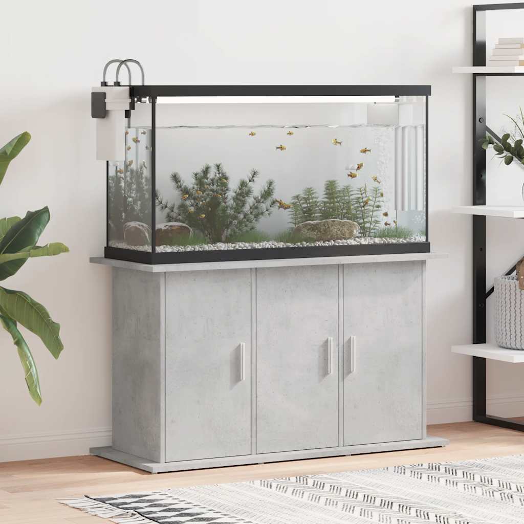 Supporto per acquario in cemento grigio 101x41x58 cm in legno ingegnerizzato 833635