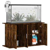 Supporto Acquario 101x41x58 cm in Legno Multistrato Rovere Fumo
