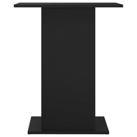 Base per acquario mobiletto portaoggetti 605 x 36 x 725 cm in legno ingegnerizzato nero 02_0045062