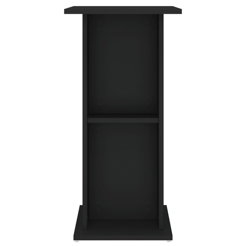 Base per acquario mobiletto portaoggetti 605 x 36 x 725 cm in legno ingegnerizzato nero 02_0045062