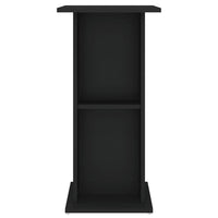 Base per acquario mobiletto portaoggetti 605 x 36 x 725 cm in legno ingegnerizzato nero 02_0045062