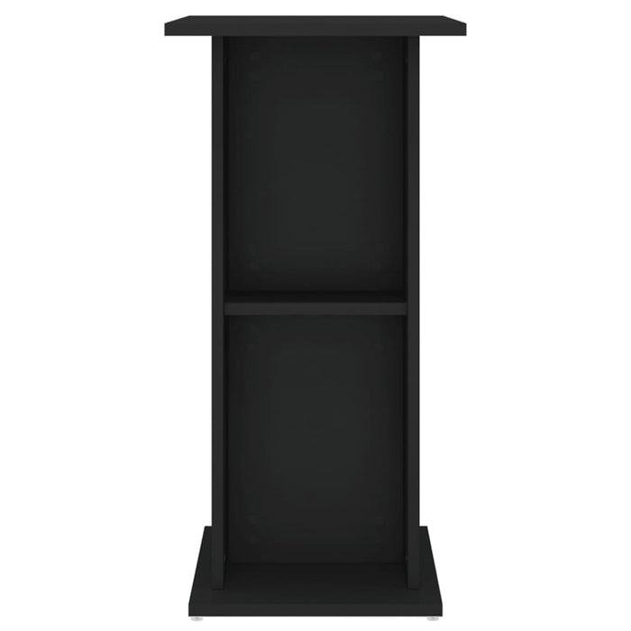Base per acquario mobiletto portaoggetti 605 x 36 x 725 cm in legno ingegnerizzato nero 02_0045062