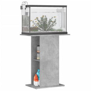 Supporto per acquario in cemento grigio 60,5x36x72,5 cm in legno ingegnerizzato 833643